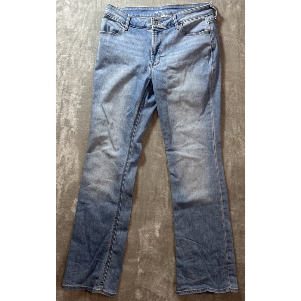 Old Navy Jeans Womens 8 Mid Rise Bootcut Western Cowgirl Casual Academia